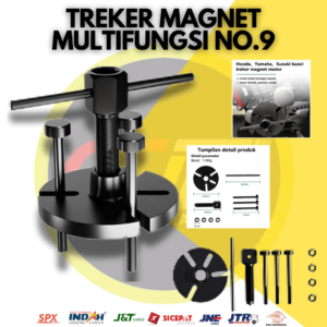 Treker Magnet No 9 Multi Fungsi Motor Honda