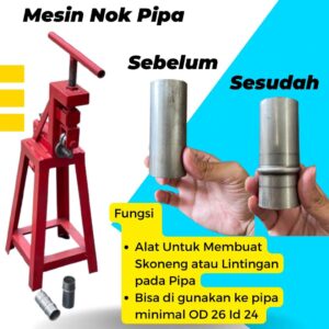 Alat Lintingan Pipa Mesin Nok Pipa Stainless Alat Sekoneng Pipa Besi