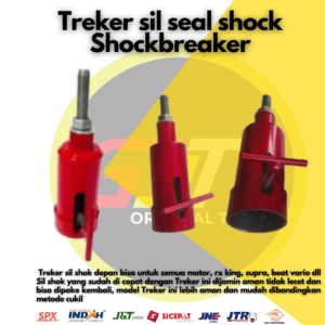 Treker sil seal shock Shockbreaker Alat Bongkar seal shok depan untuk semua motor Shock Breaker Universal